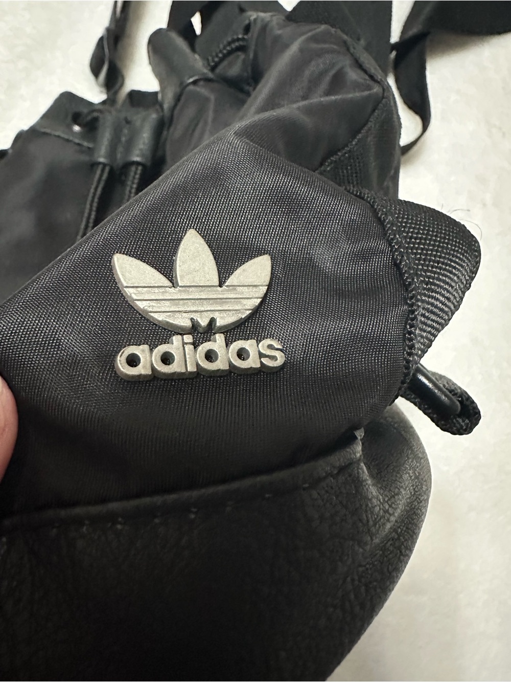 Adidas Black Drawstring Bucket Backpack - Picture 9 of 11